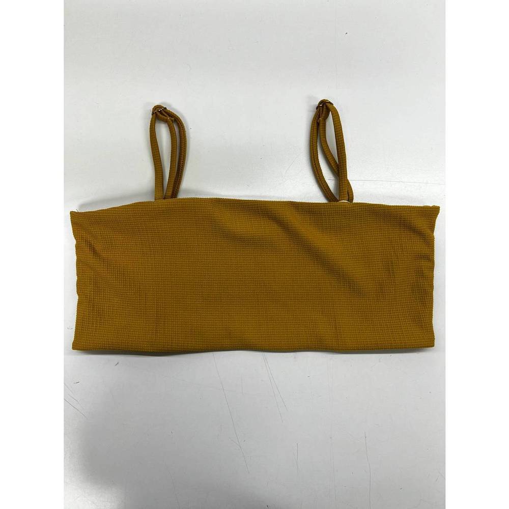 NEW PHIE COLLECTIVE women's natura loretta bikini top in mustard